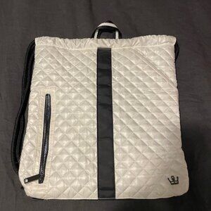 Oliver Thomas Quilted Drawstring Tennis/Pickleball Backpack